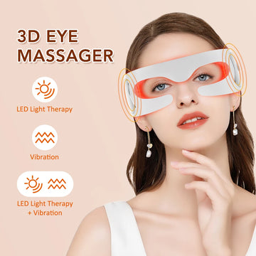 Eye Beauty Massager Remove Eye Wrinkle Dark Circle Relief Eye Fatigue 3D LED Vibration Massage Device Eye Beauty Tools