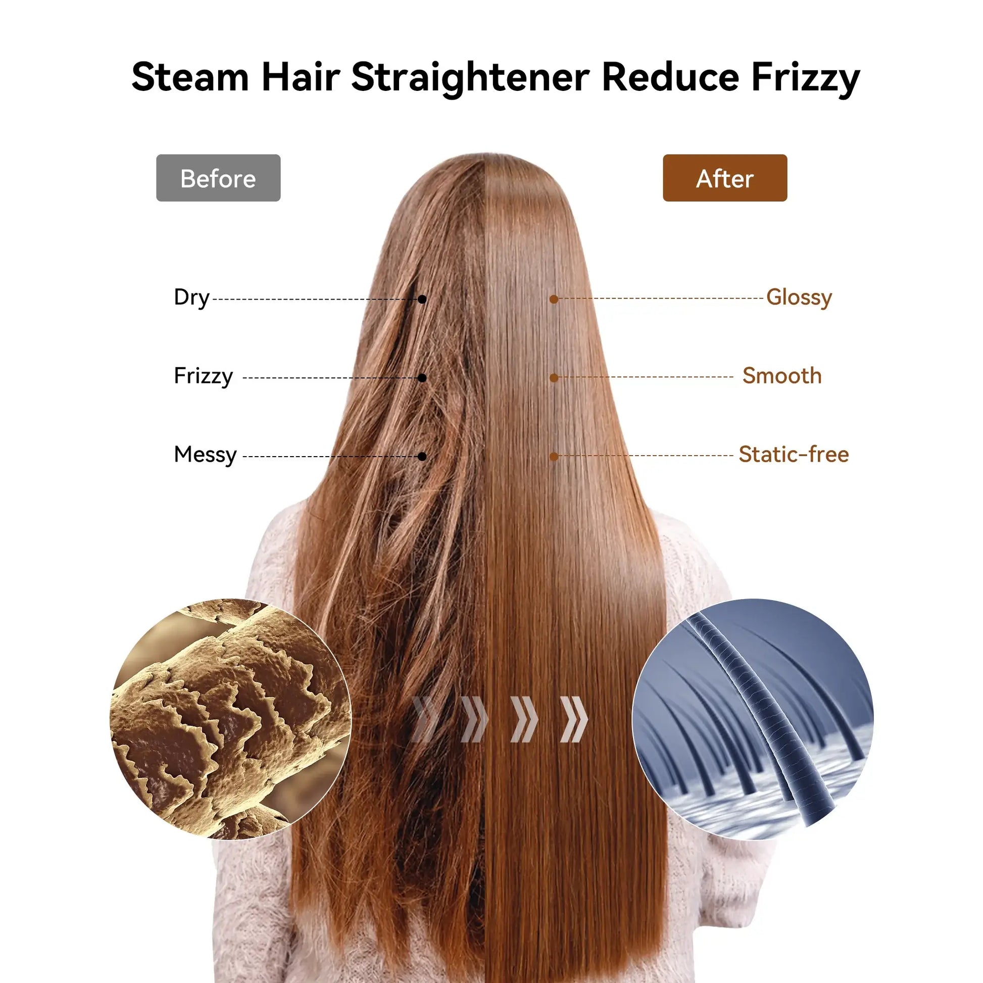 hair straightener steamer