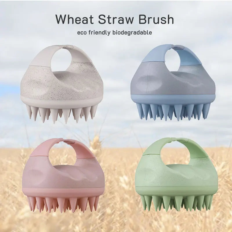 massaging brush for scalp