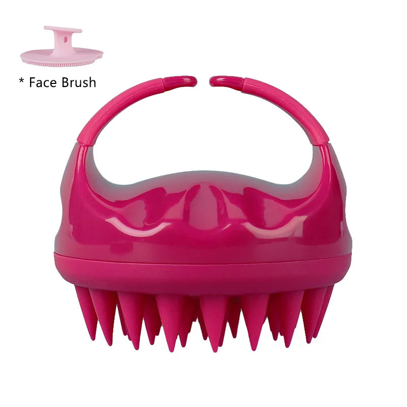 massaging scalp brush