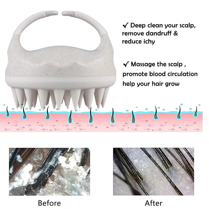 scalp massaging brush